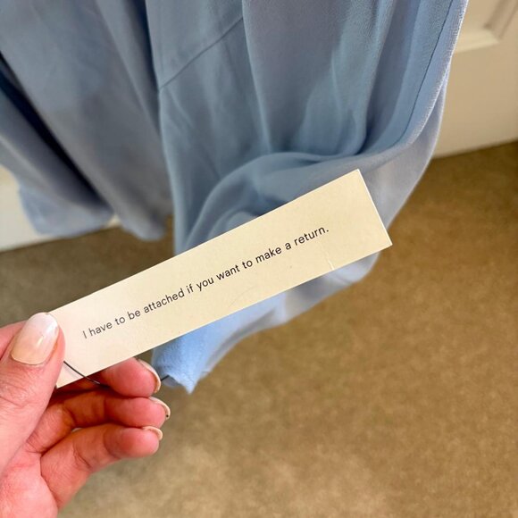 Reformation Pheby Dress Blue - Size XS - Picture 10 of 13